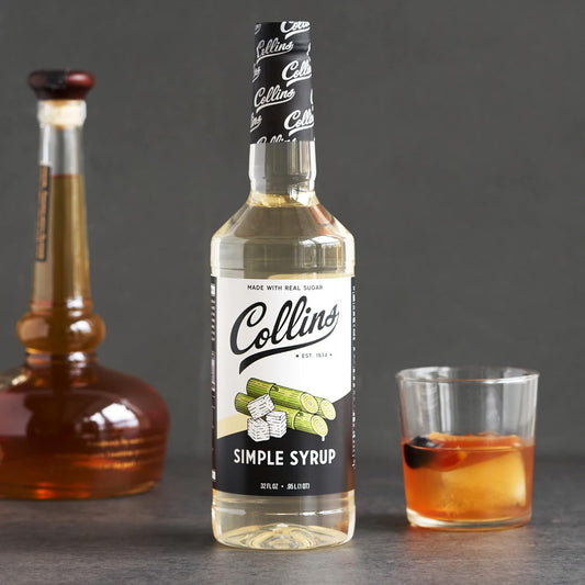 Collins Simple Syrup for Cocktails - 32 fl oz