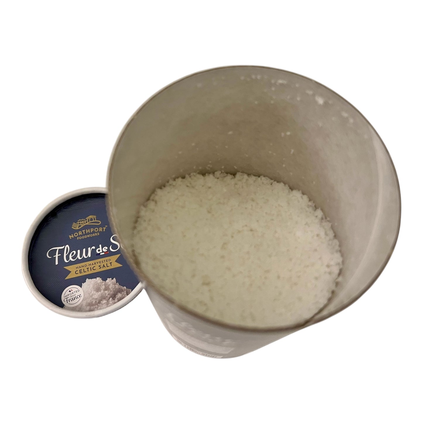 Northport Foodworks Fleur de Sel – Hand-Harvested Celtic Sea Salt, Gourmet Finishing Salt, Imported from France (26.46 oz / 750g)