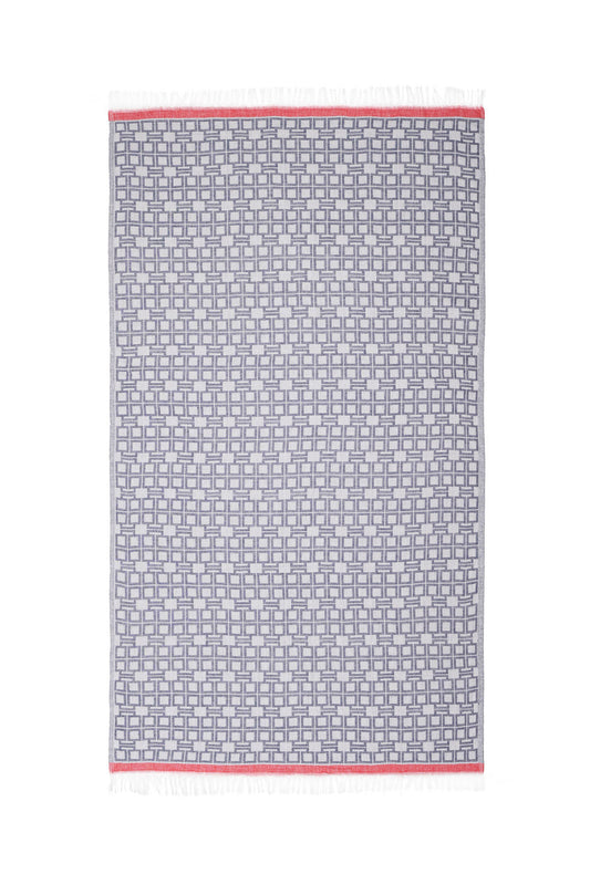 LEVENT | LUXURY BEACH TOWEL | NAVY - BLUE
