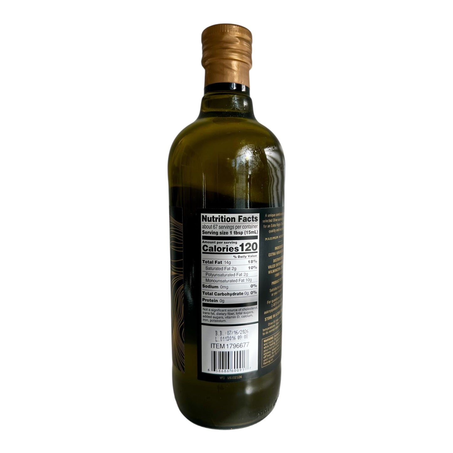 Ottavio Unfiltered Extra Virgin Olive Oil – Cold Pressed, Single Sourced from Spain, Glass Bottle – Premium & Rich in Antioxidants