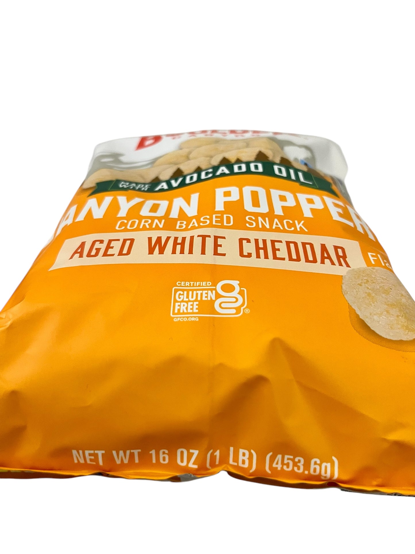 Boulder Canyon Aged White Cheddar Canyon Poppers – Gluten-Free Cheddar Snack with Avocado Oil