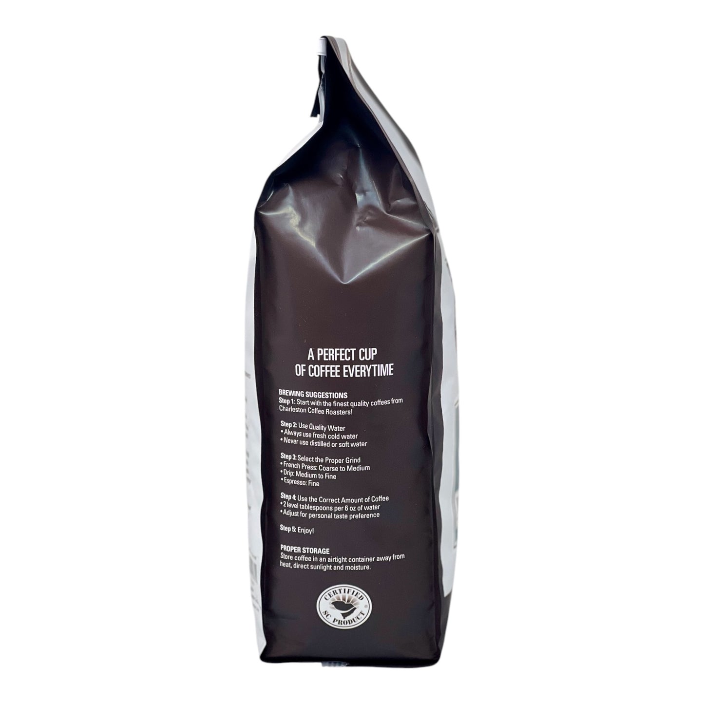 Charleston Coffee Roasters Signature Blend – Organic Whole Bean Coffee, Bold Roast (2lb Bag)