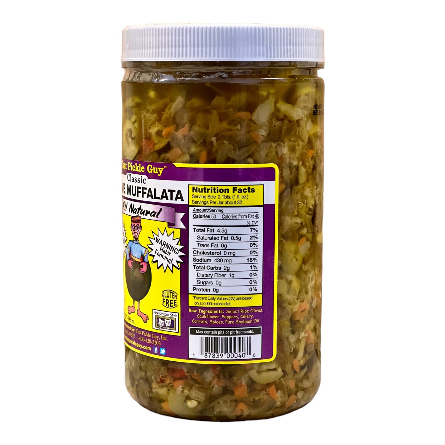 That Pickle Guy Classic Olive Muffalata – 32 oz