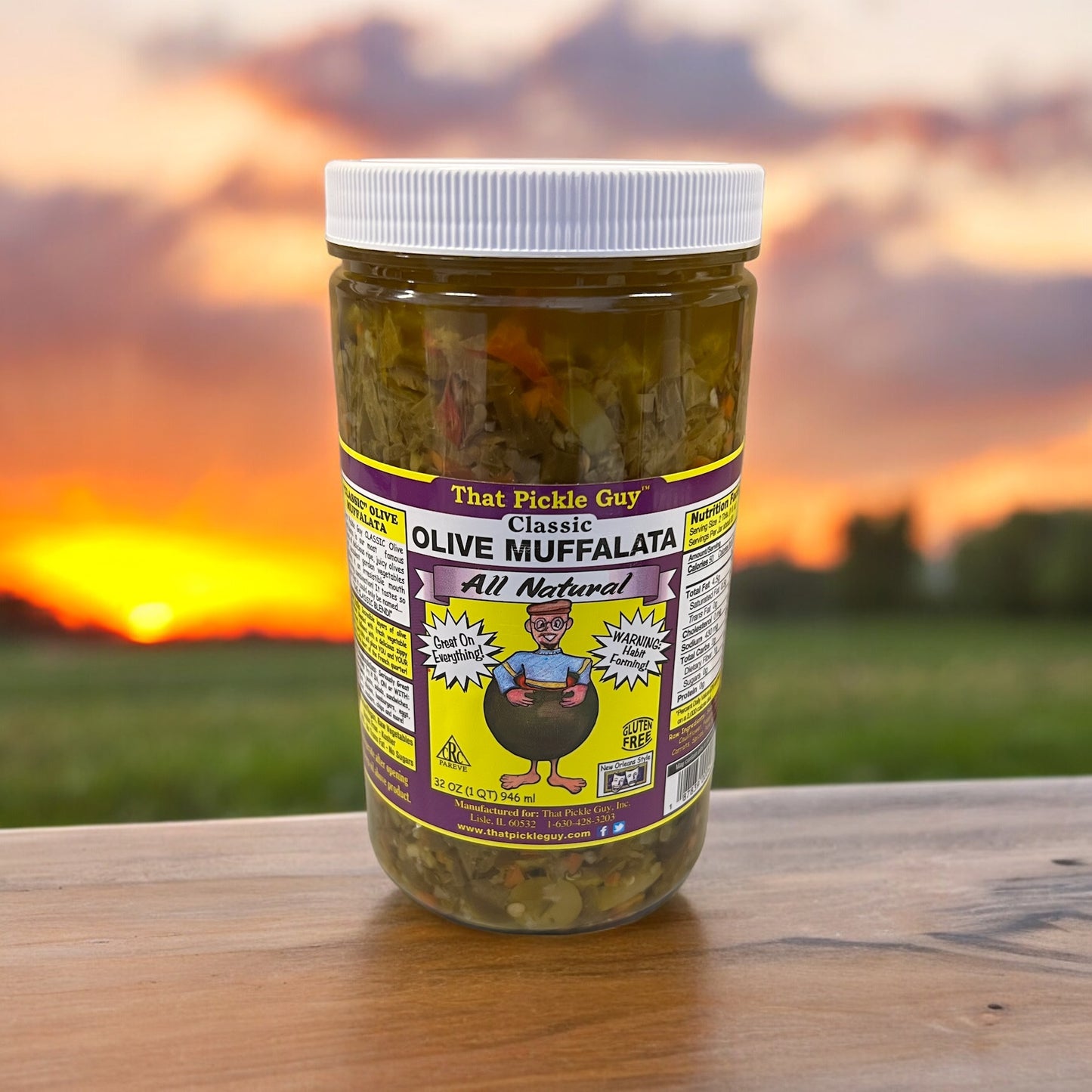 That Pickle Guy Classic Olive Muffalata – 32 oz