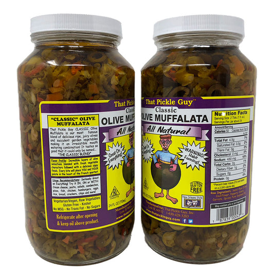 2 Pack That Pickle Guy Classic Olive Muffalata (2 X 24oz)