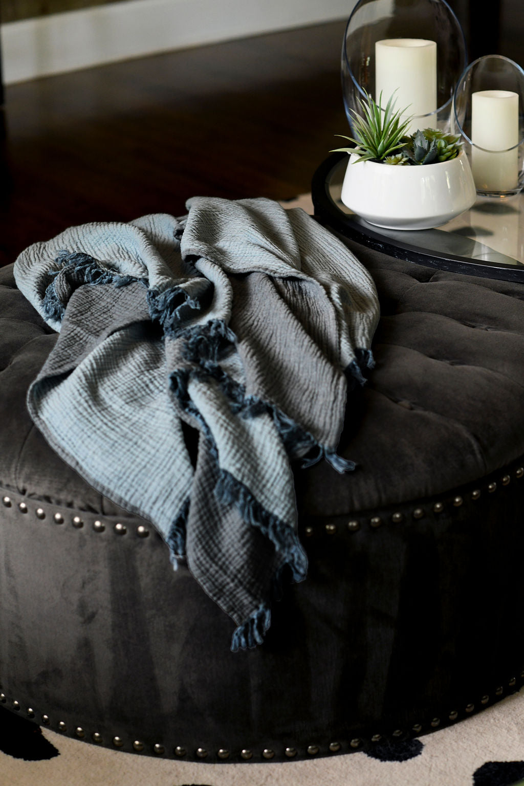 Riviera Luxury Throw Blanket | Dusk - Arona