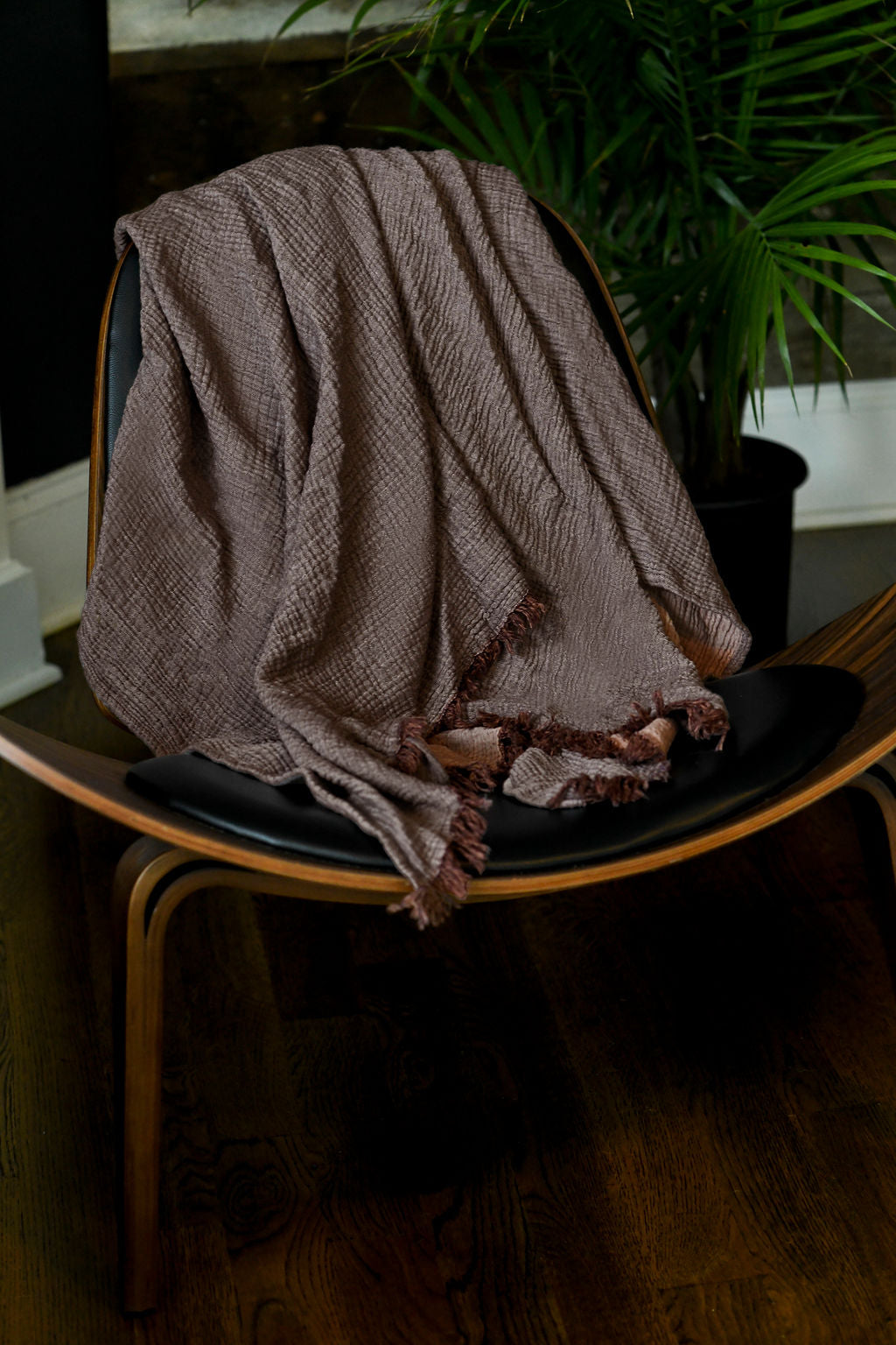 Riviera Luxury Throw Blanket | Wine - Mousse