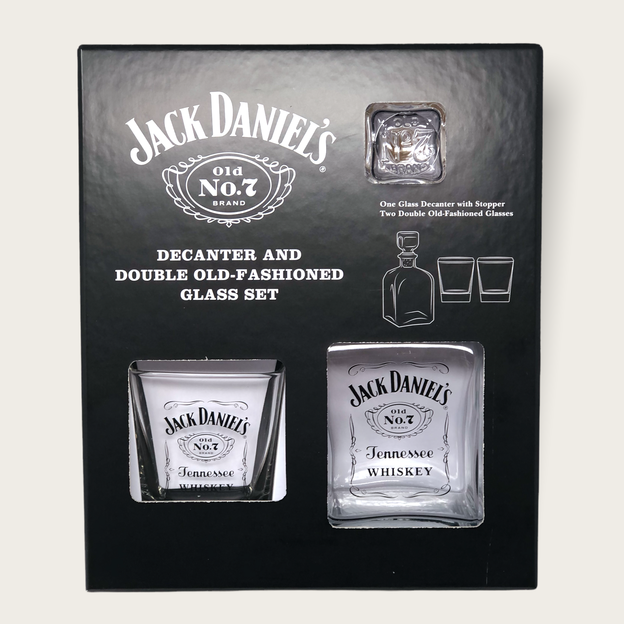 History Company Jack London Five O'Clock Double Martini Glass 2-Piece Set (Gift Box Collection)