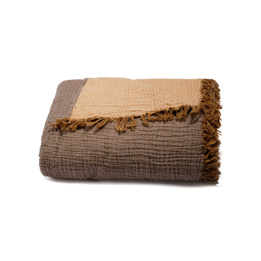 Riviera Luxury Throw Blanket | Bison Oak Buff