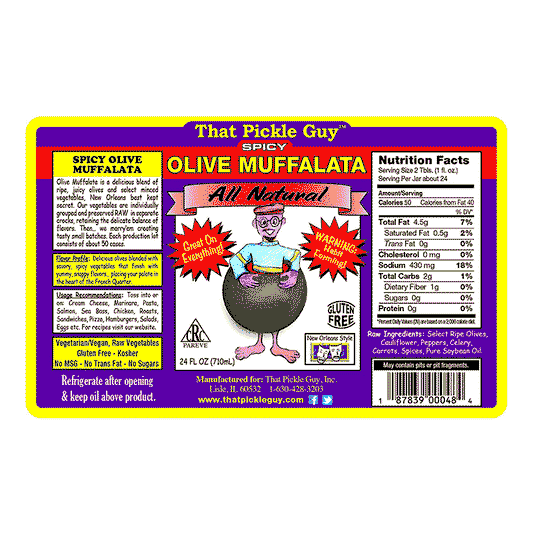 That Pickle Guy New Orleans Style Spicy Olive Muffalata - 24 oz