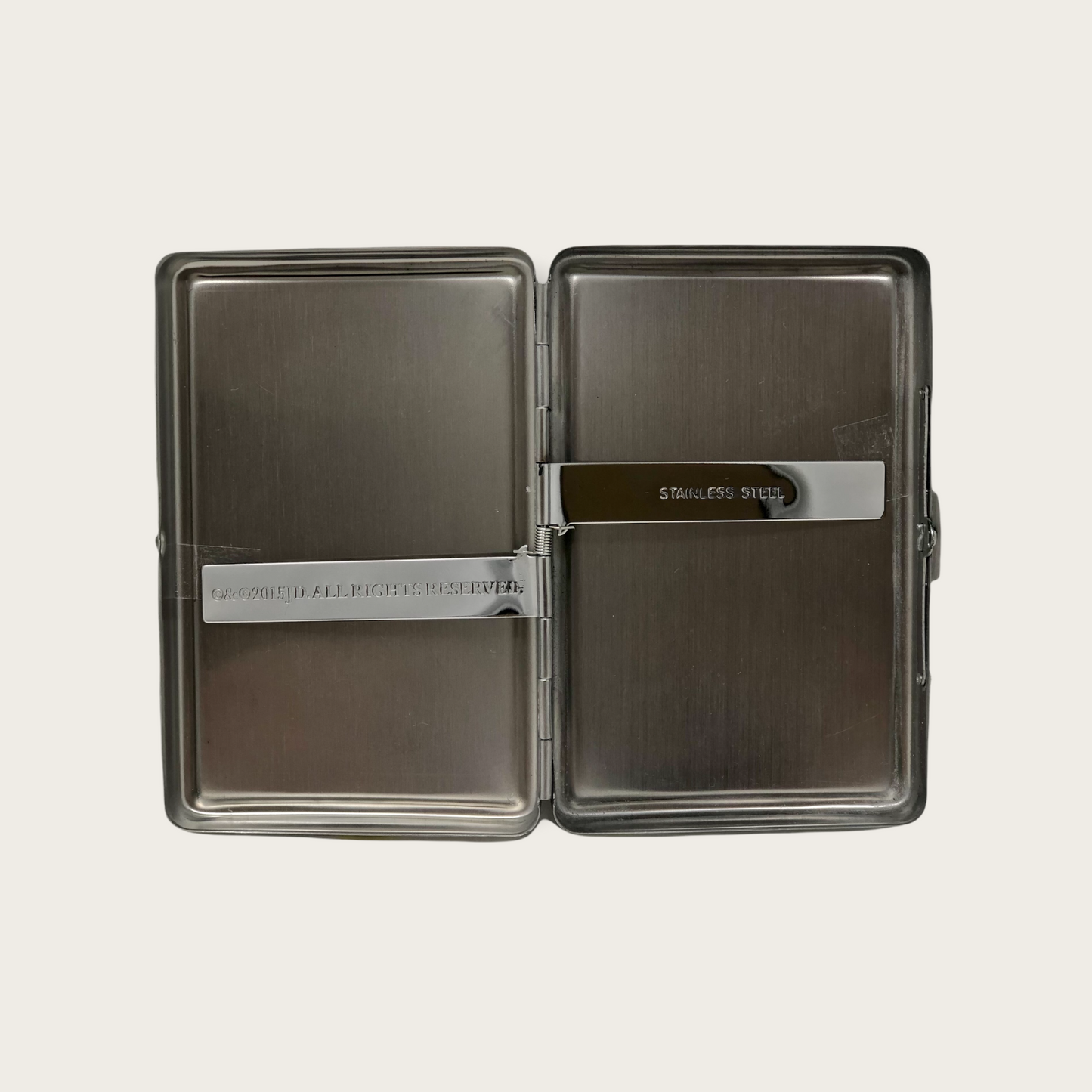 Jack Daniel's 0.7mm Gauge Carry Case - Stainless Steel - Licensed Product