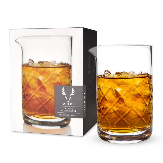 Viski Professional Lead Free Crystal Mixing Glass