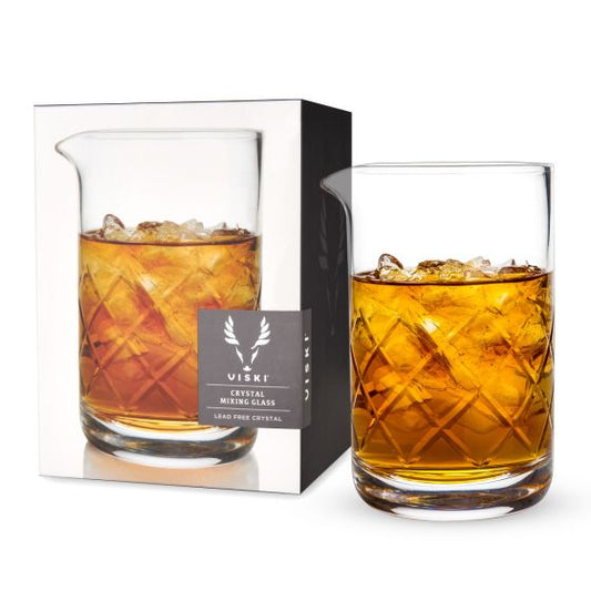 Viski Professional Lead Free Crystal Mixing Glass