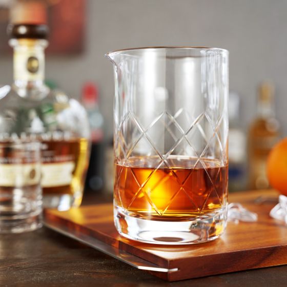 Viski Professional Lead Free Crystal Mixing Glass