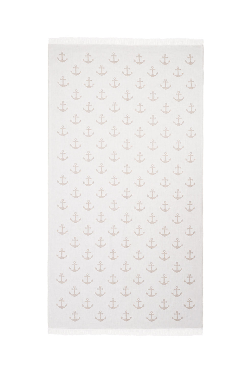 ANCHOR | LUXURY BEACH TOWEL | BEIGE