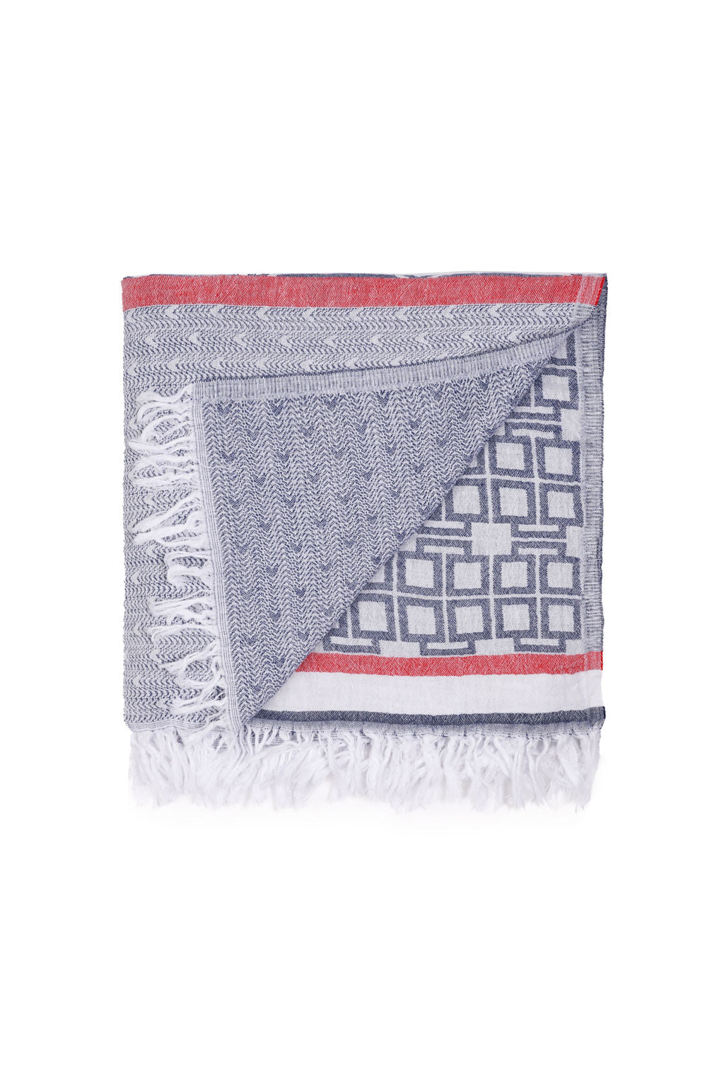 MARINERO | LUXURY BEACH TOWEL | NAVY - BLUE