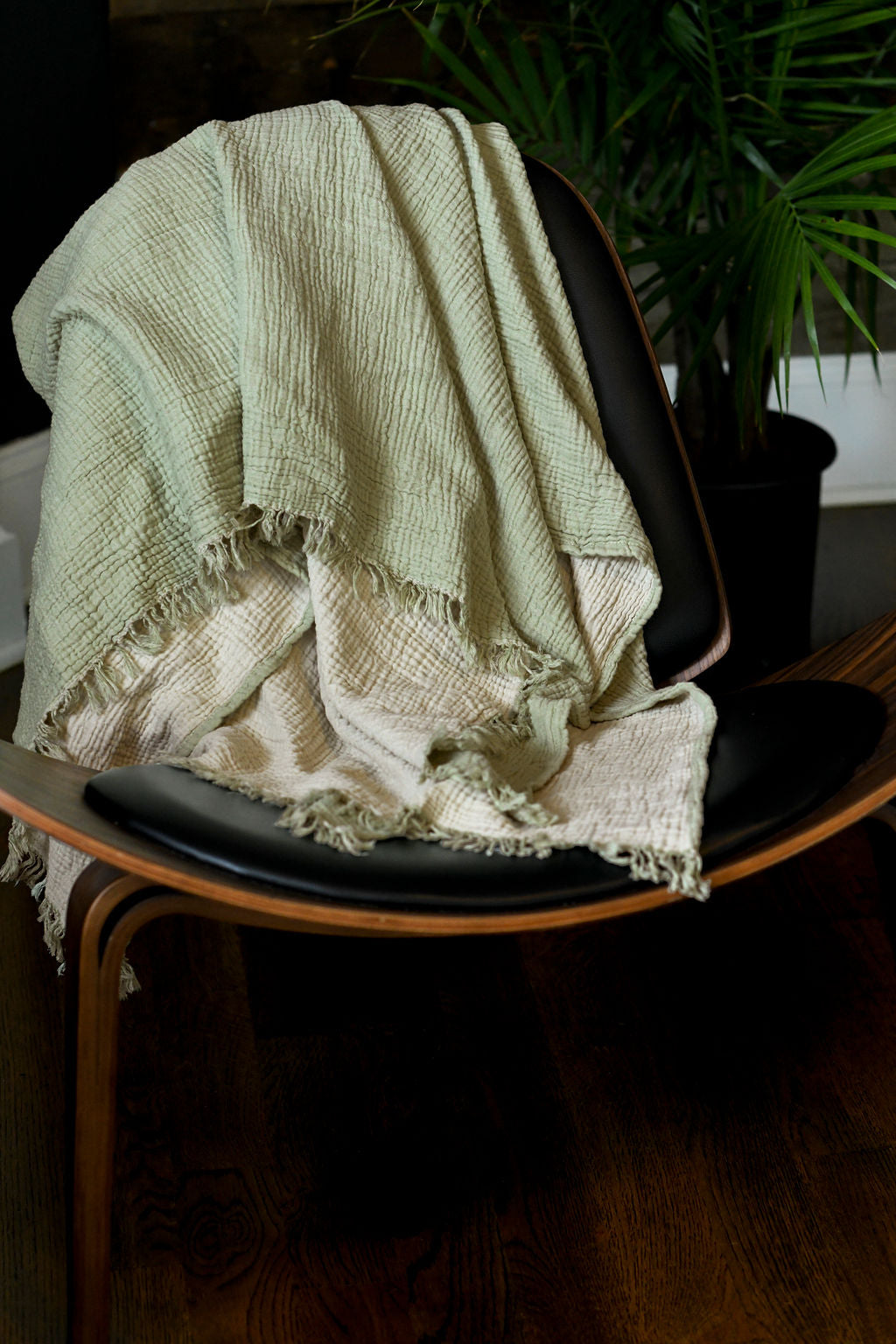 Riviera Luxury Throw Blanket | Pistachio