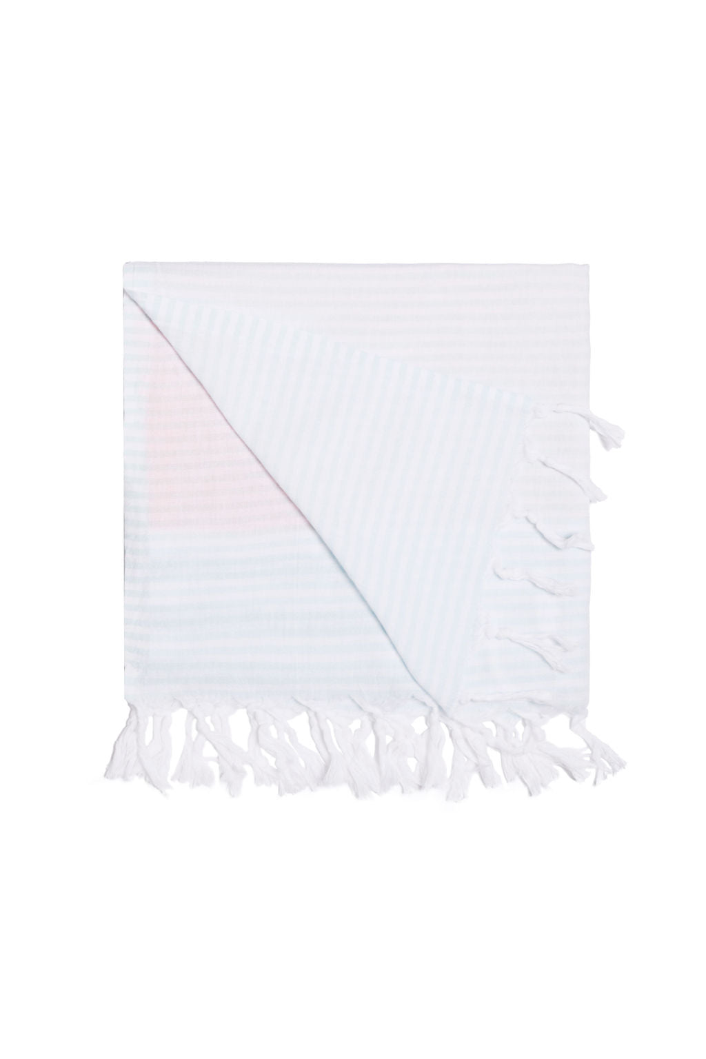 STRIPY | LIGHT BEACH TOWEL | MINT - PAPAYA