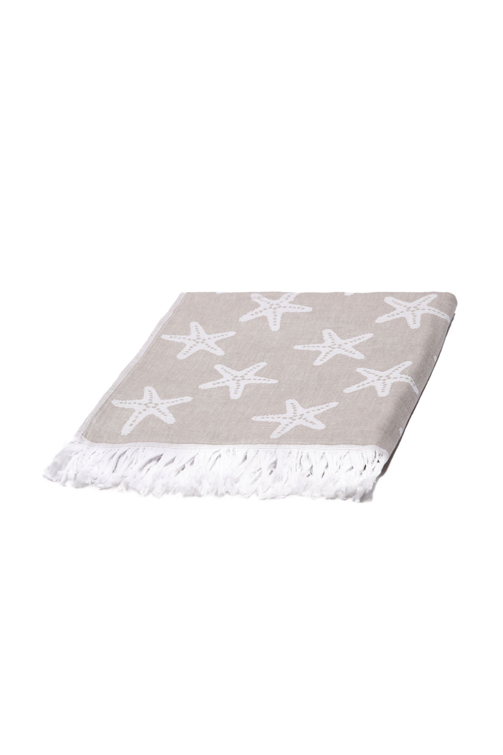 STARFISH | LUXURY BEACH TOWEL | BEIGE