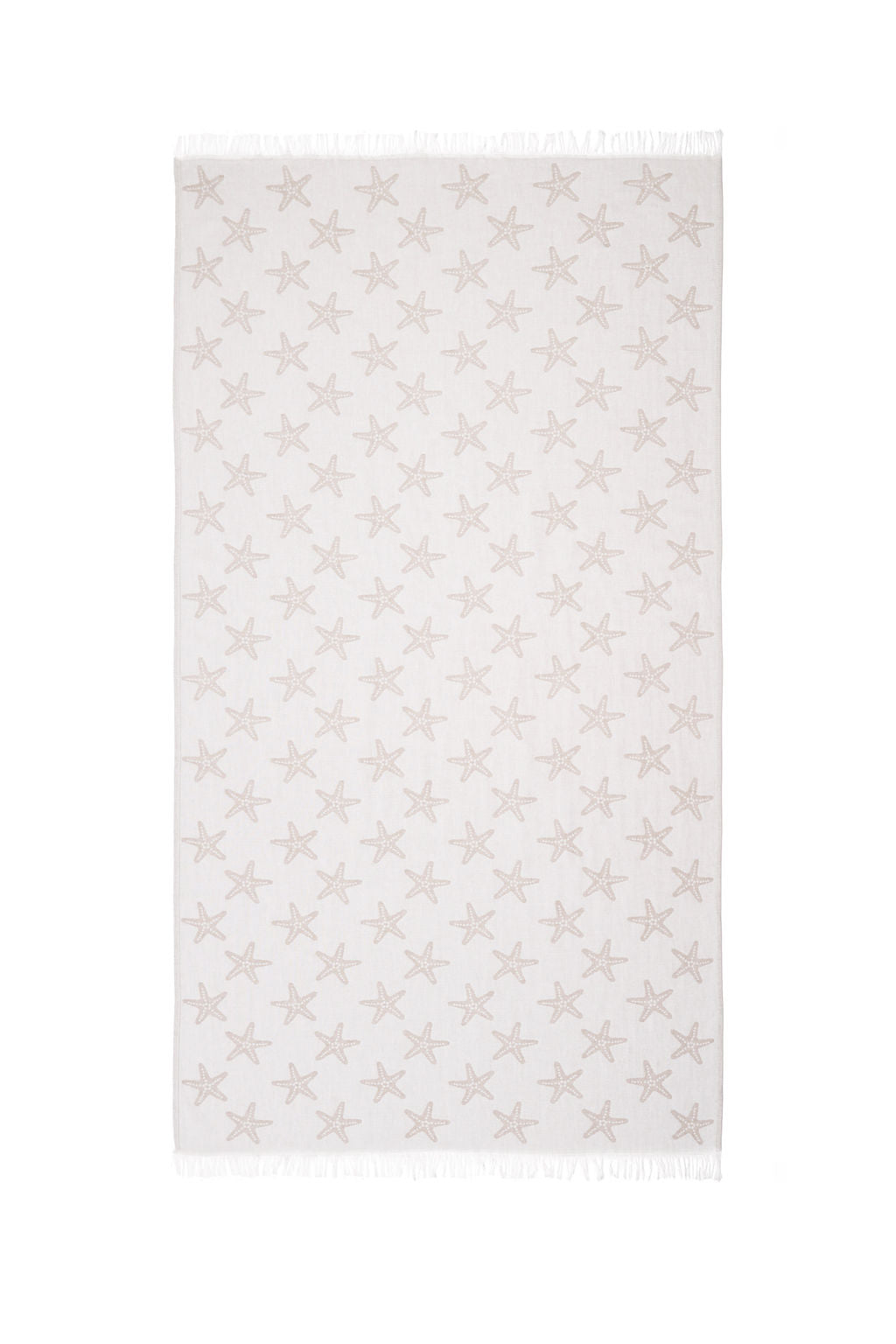 STARFISH | LUXURY BEACH TOWEL | BEIGE