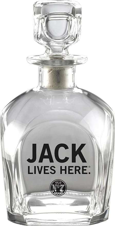 Jack Daniel's Jack Lives Here Glass Decanter