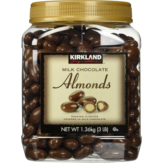 Kirkland Signature Milk Chocolate Covered Almonds - 48 oz (3 lbs)