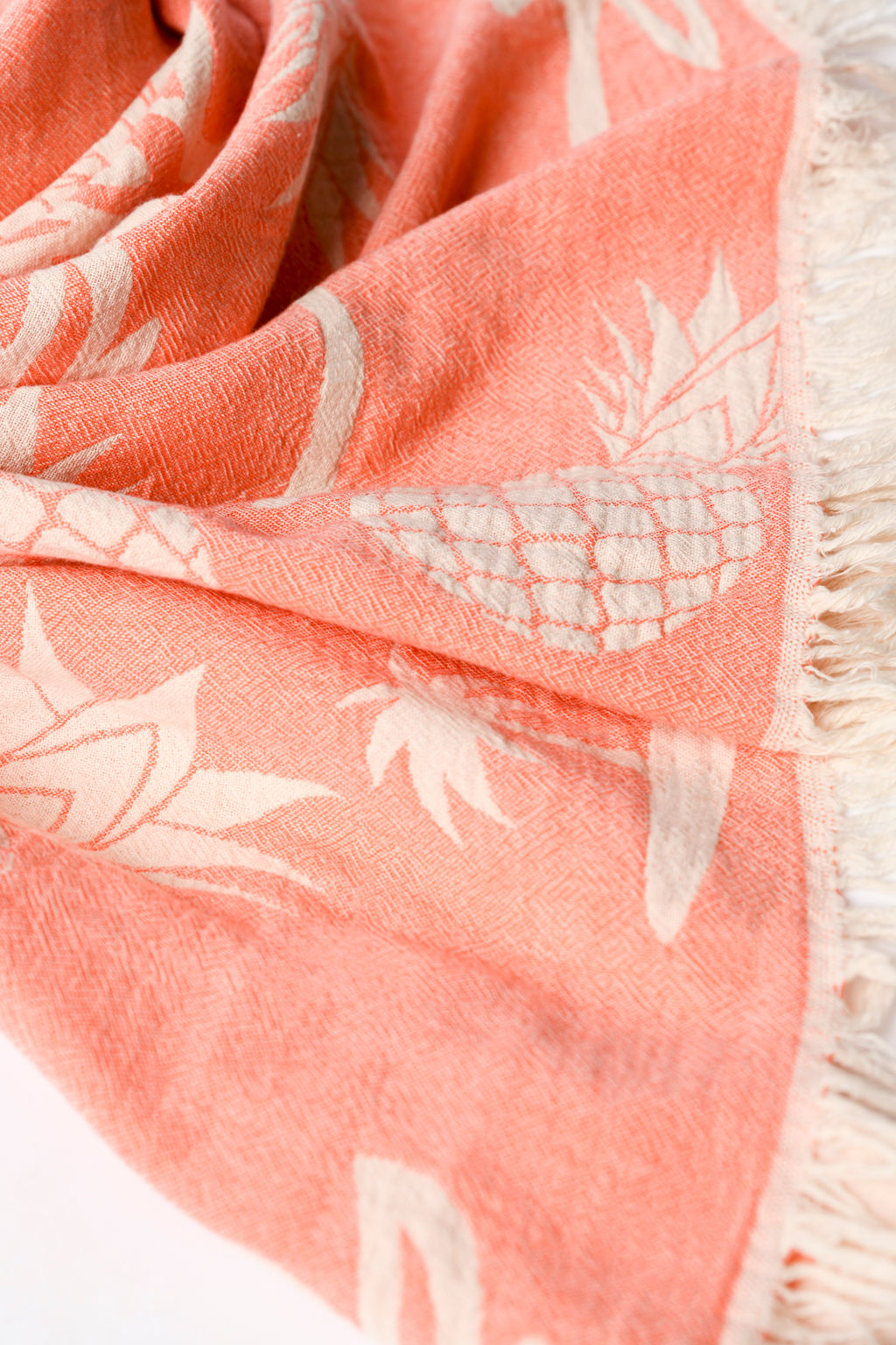 PALMSPRINGS | LUXURY BEACH TOWEL | PAPAYA