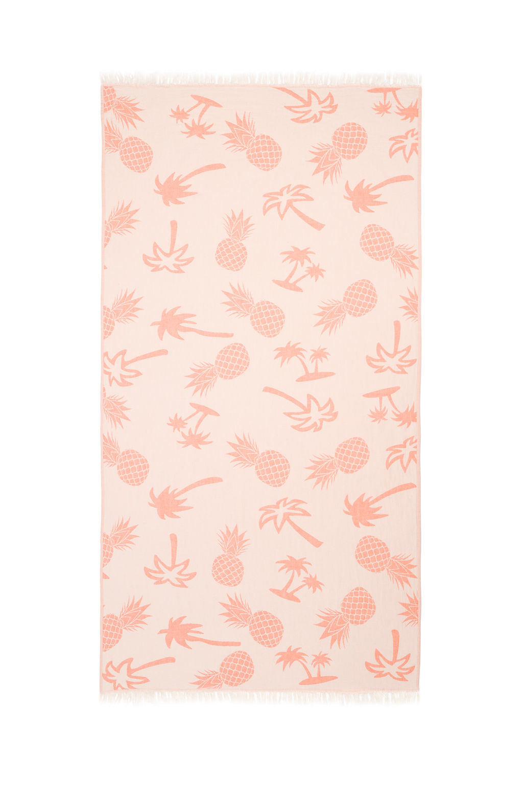 PALMSPRINGS | LUXURY BEACH TOWEL | PAPAYA