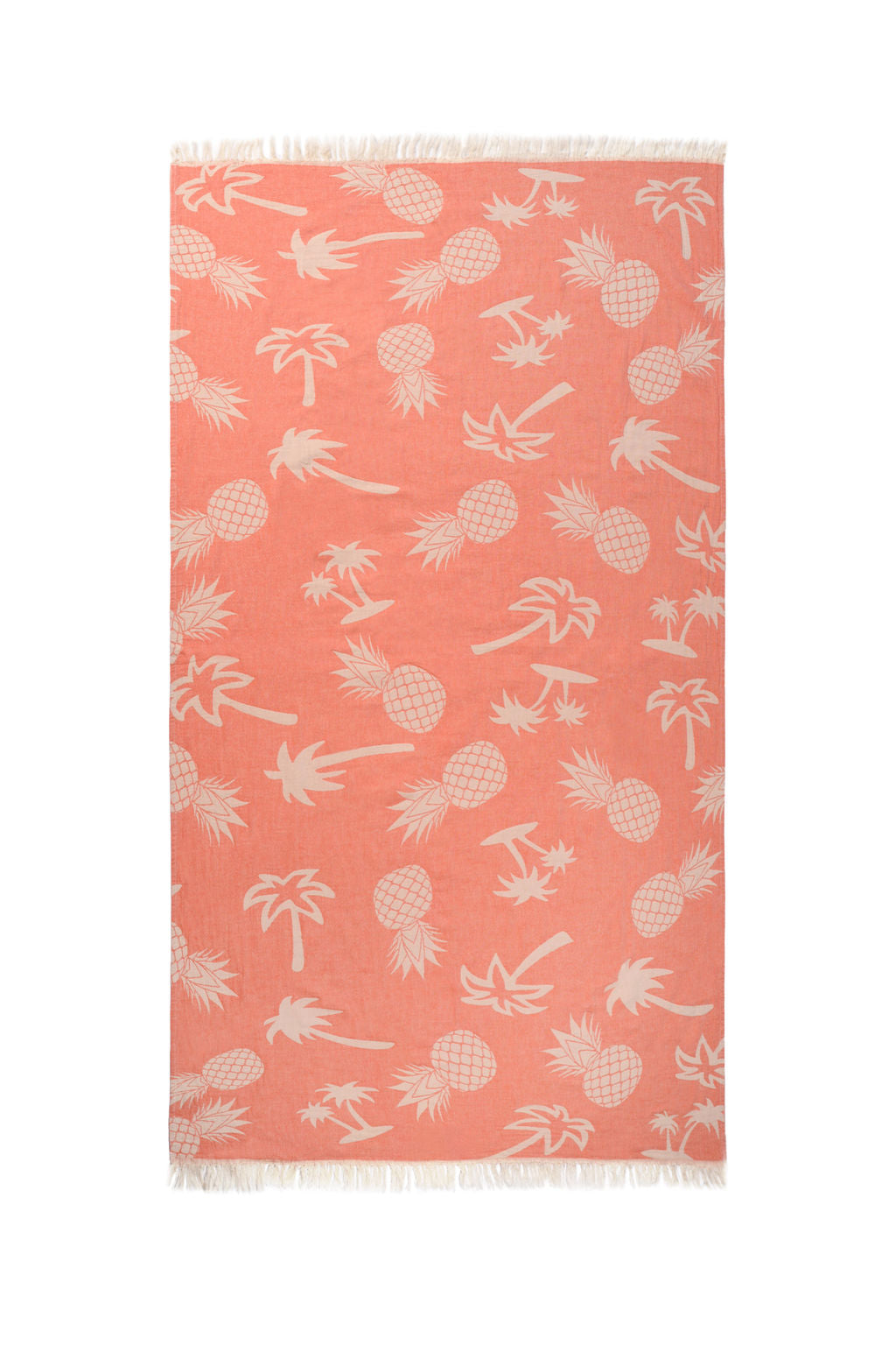 PALMSPRINGS | LUXURY BEACH TOWEL | PAPAYA