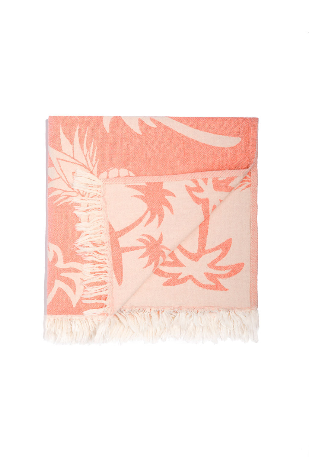 PALMSPRINGS | LUXURY BEACH TOWEL | PAPAYA