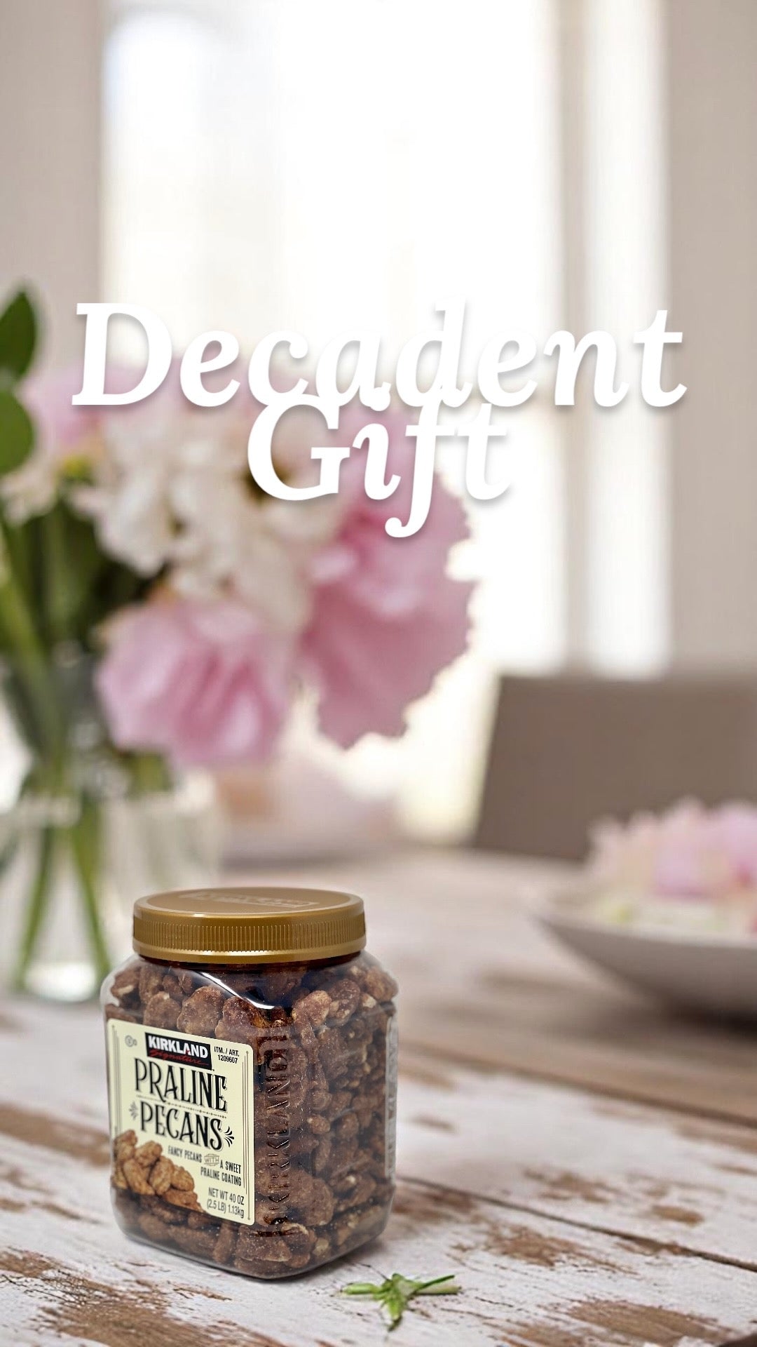 Kirkland Signature Praline Pecans 40 oz – Sweet Glazed Gourmet Snack in Resealable Jar