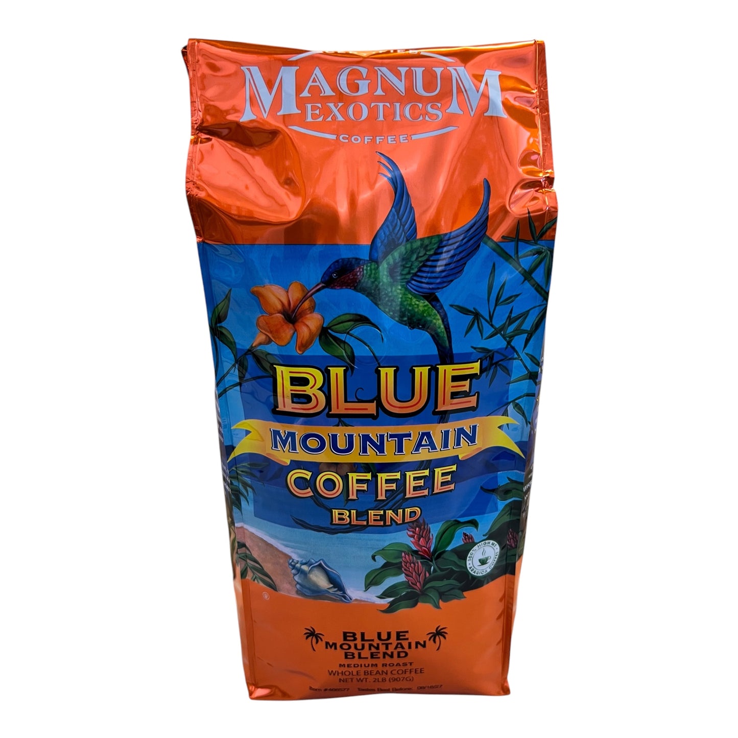 Magnum Exotics Blue Mountain Blend Coffee - Whole Bean, 2 lbs