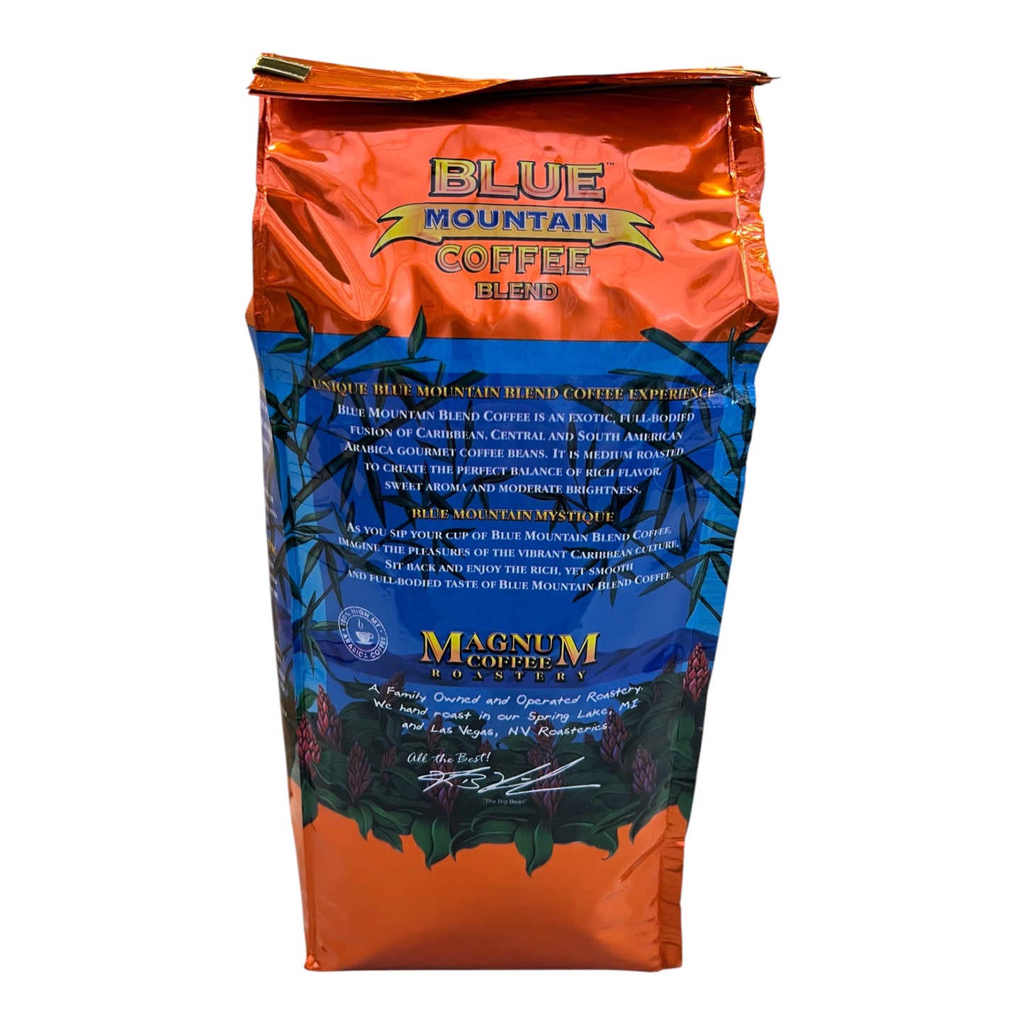 Magnum Exotics Blue Mountain Blend Coffee - Whole Bean, 2 lbs