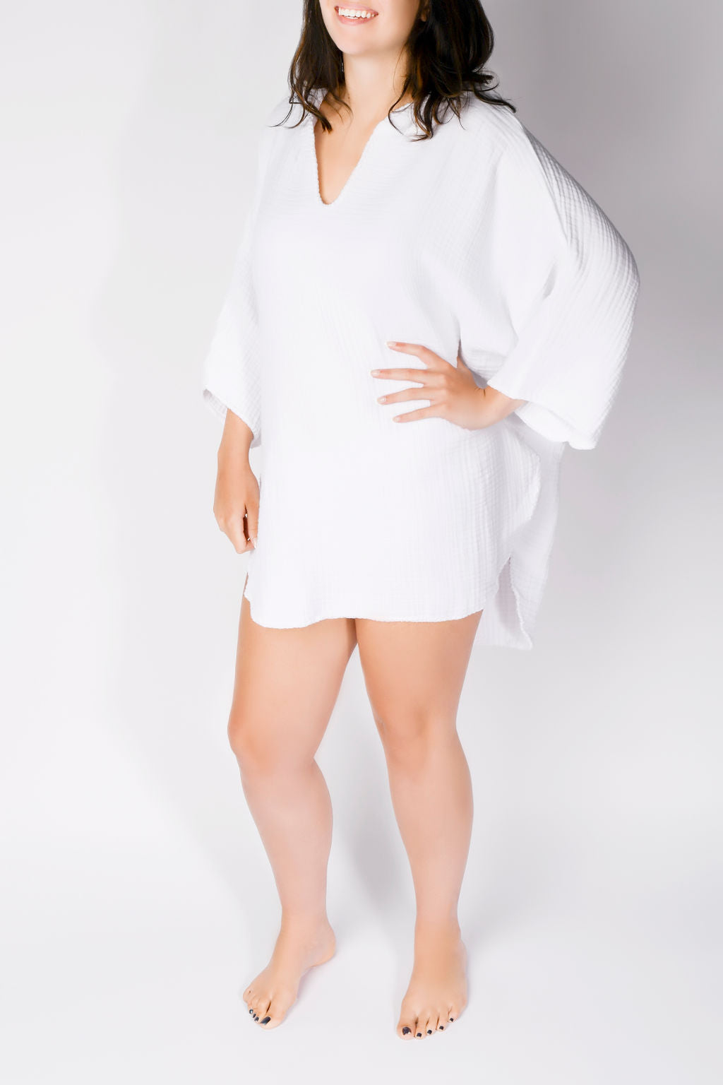 COCOON PONCHO | WHITE