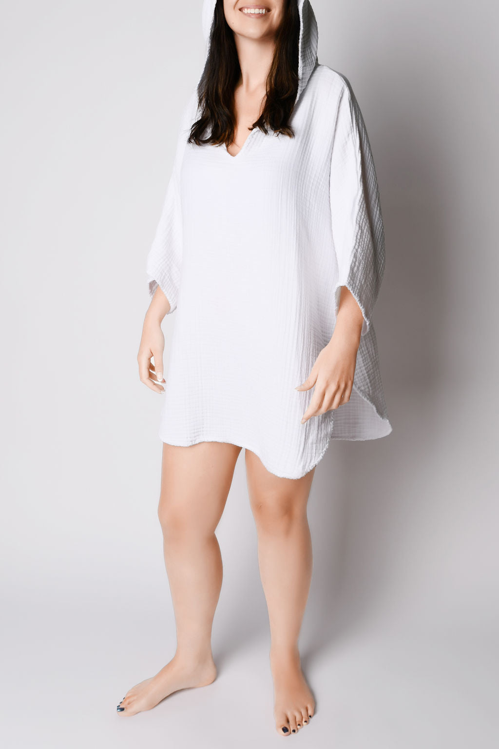 COCOON PONCHO | WHITE