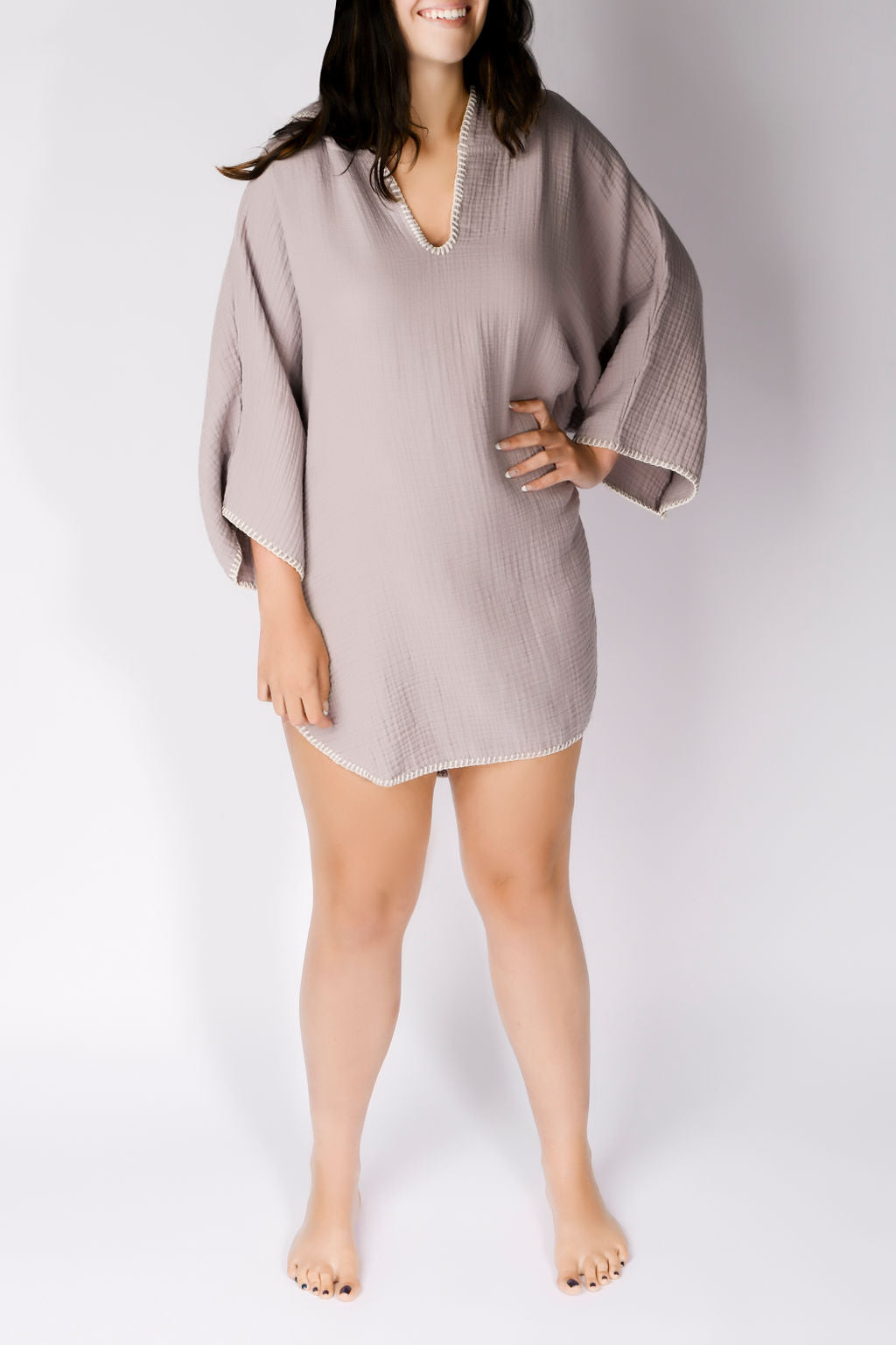 COCOON PONCHO | LILAC