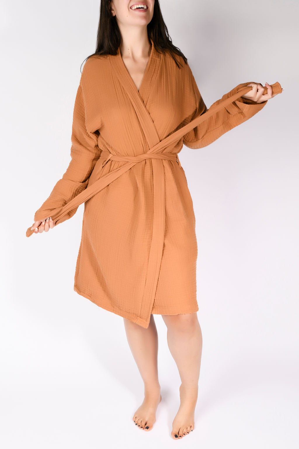 COCOON ROBE | TAN