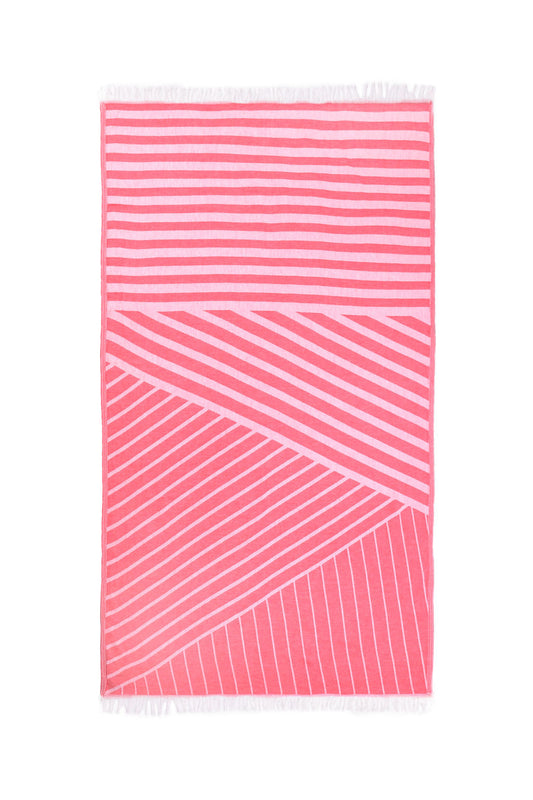 CROSS | PREMIUM BEACH TOWEL | PINK