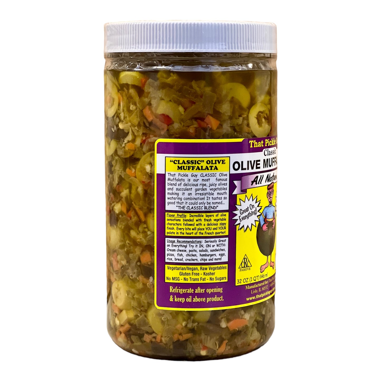 That Pickle Guy Classic Olive Muffalata – 32 oz