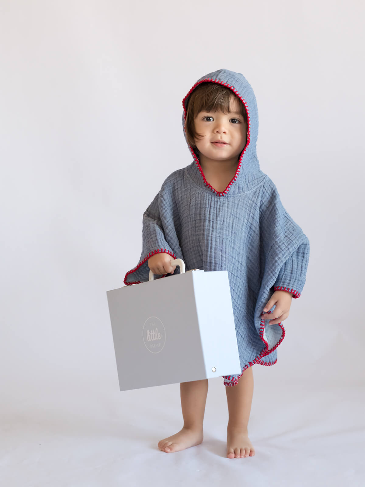 TODDLER COCOON PONCHO | INDIGO