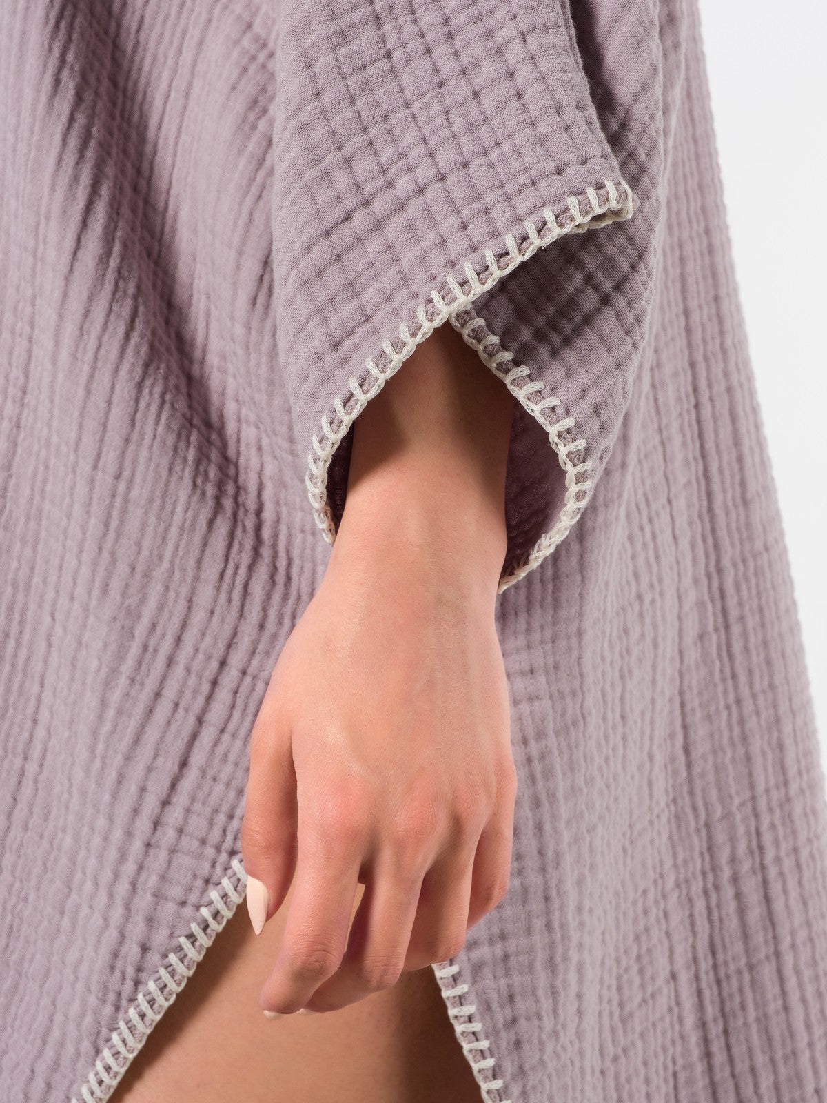 COCOON PONCHO | LILAC