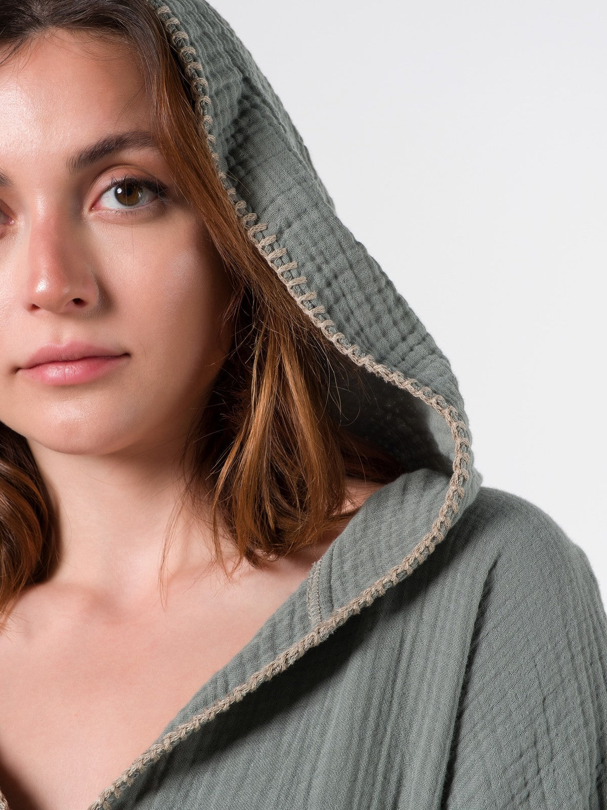 COCOON PONCHO | GREEN