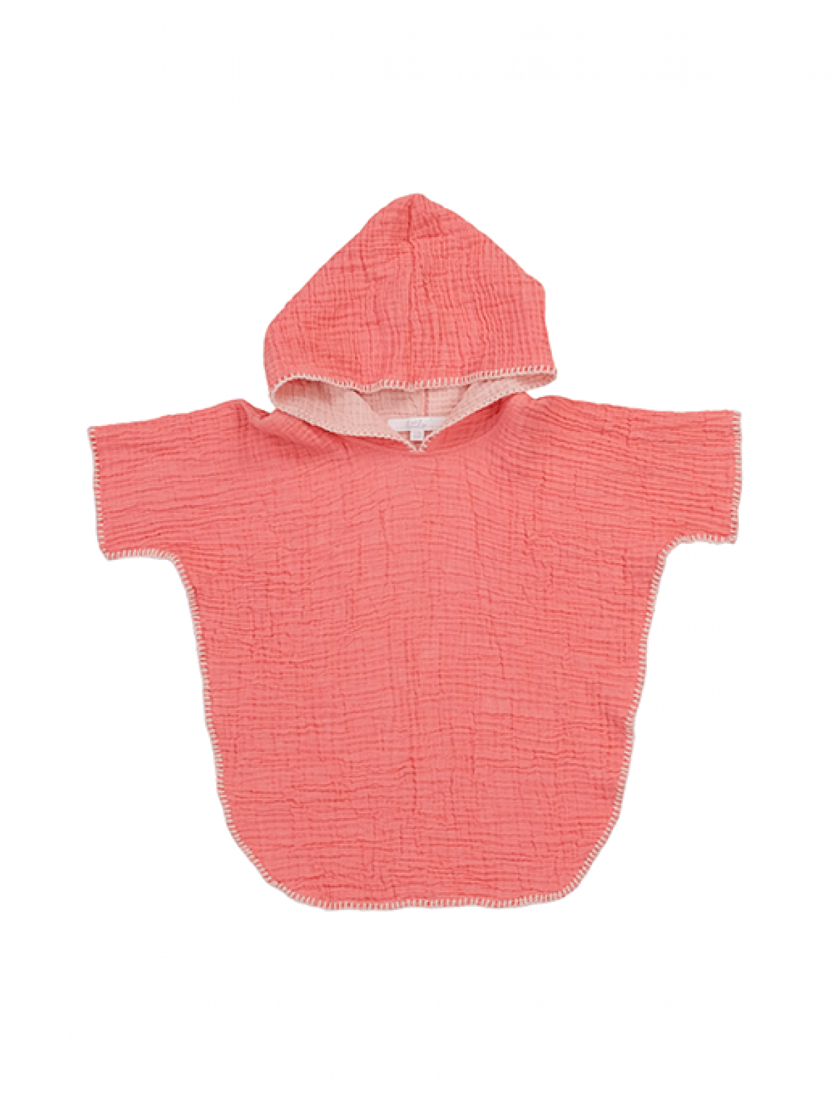 TODDLER COCOON PONCHO | CORAL