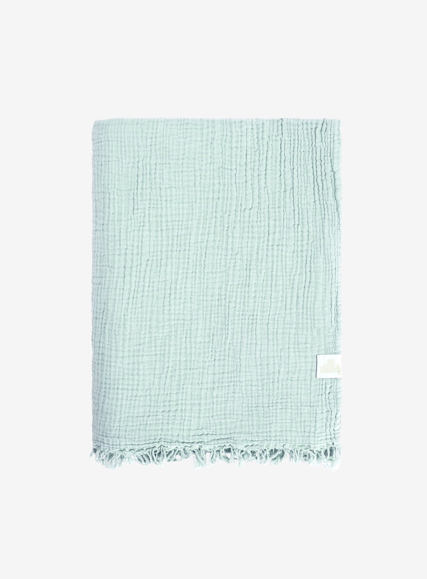 Riviera Luxury Throw Blanket | Sage - Light Blue