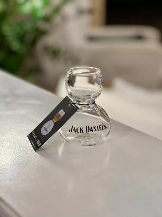 Jack Daniel's Whiskey on Water Chaser Jigger Shot Glass - Officially Licensed