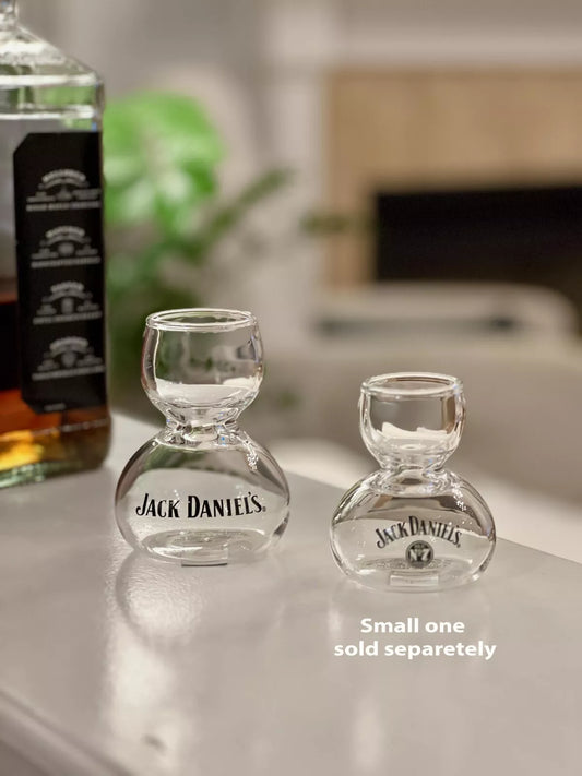 Jack Daniel's Whiskey on Water Chaser Jigger Shot Glass - Officially Licensed