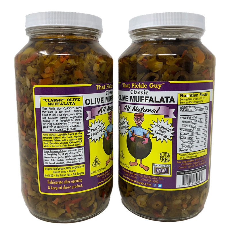 2 Pack That Pickle Guy Classic Olive Muffalata (2 X 24oz)
