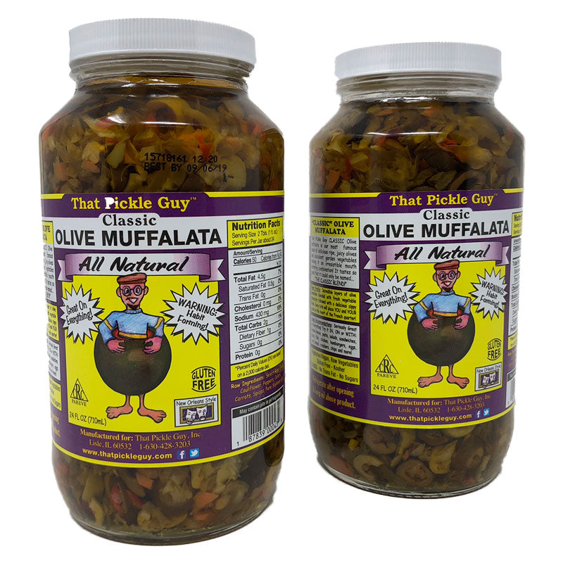 2 Pack That Pickle Guy Classic Olive Muffalata (2 X 24oz)