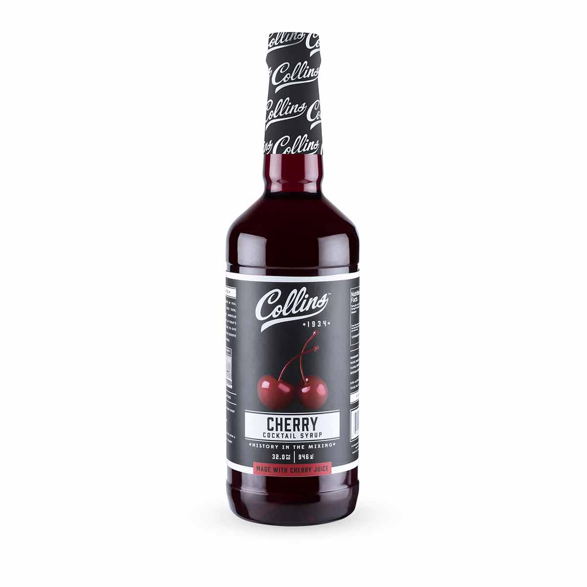 32 oz Cherry Cocktail Syrup by Collins
