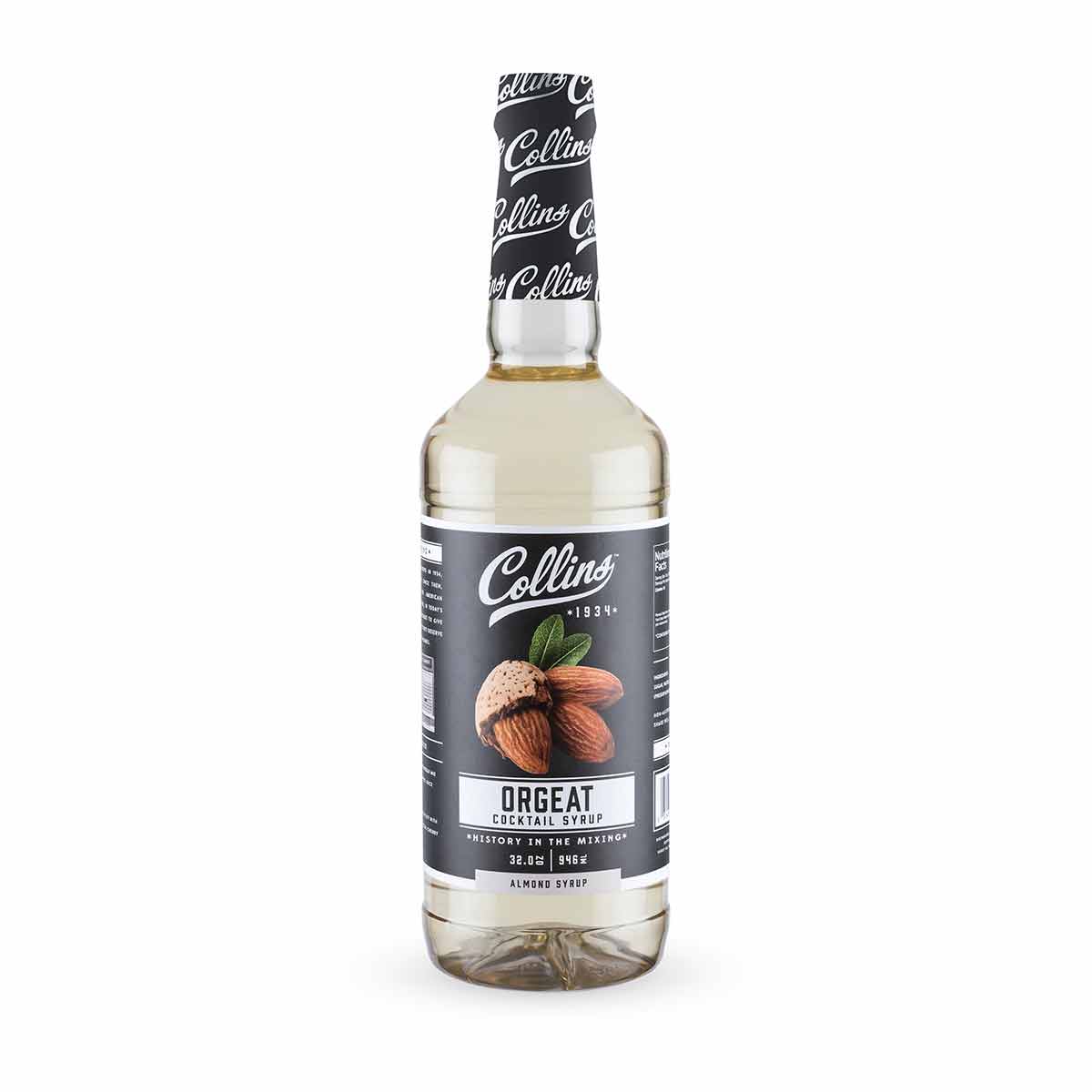 32 oz Orgeat Cocktail Syrup by Collins